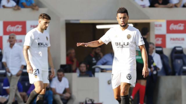 Piccini y Coquelin, en un partido (Foto: LaLiga).