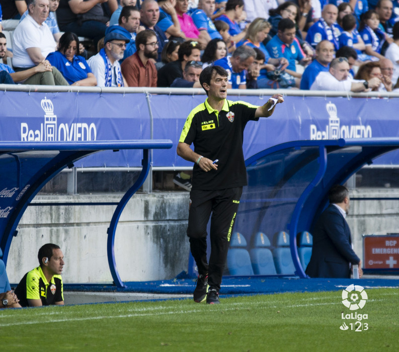 Pacheta, en el Tartiere (Foto: LaLiga).