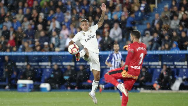 Pacheco, en el último duelo ante el Real Madrid (Foto: LaLiga).