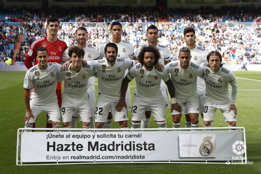 El once del Real Madrid ante el Levante (Foto: LaLiga).
