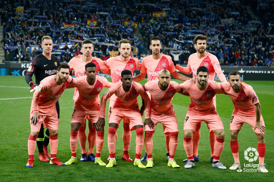 Once del Barça ante el Espanyol (Foto: LaLiga).