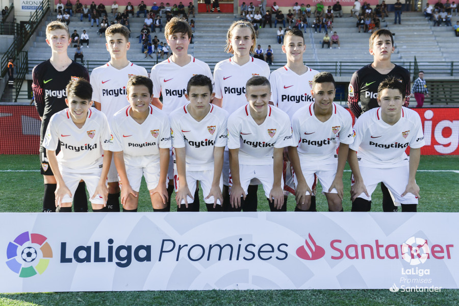 El equipo del Sevilla en LaLiga Promises (Foto: LaLiga Santander).