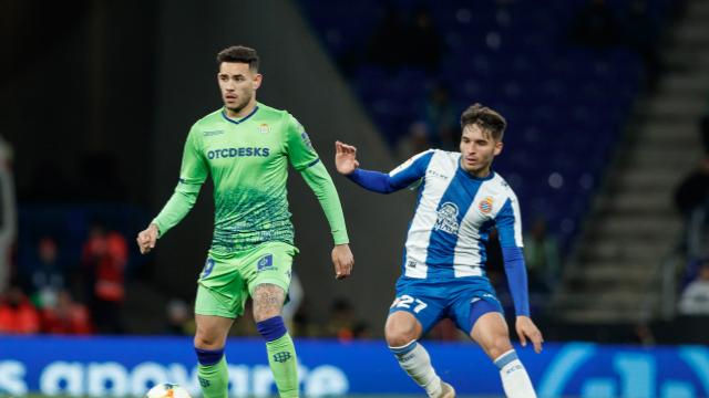 Sanabria, en el partido ante el Espanyol. (Foto: LaLiga).