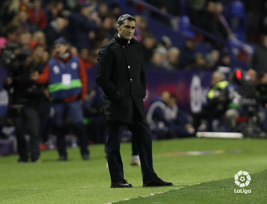 Valverde, en el duelo ante el Levante (Foto: LaLiga).