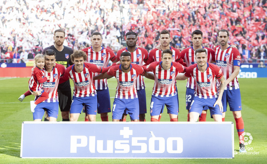 El once inicial del Atlético (Foto: LaLiga).