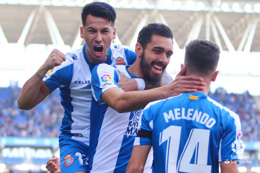 Celebración del tanto de Borja Iglesias (Foto: LaLiga).