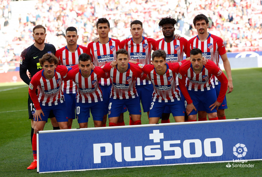 El once inicial del Atlético ante el Leganés (Foto: LaLiga).