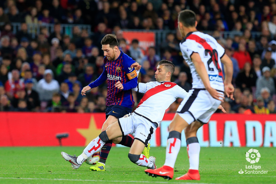 Messi, en el duelo ante el Rayo (Foto: LaLiga).